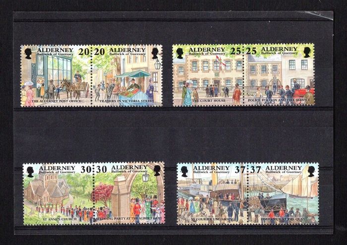 1998 Alderney Historical Development of Alderney Commemorative Stamp Mint Never Hinged (MNH)