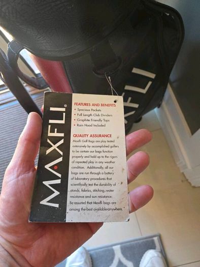 Golf Tour Bag - Maxfli REDUCED