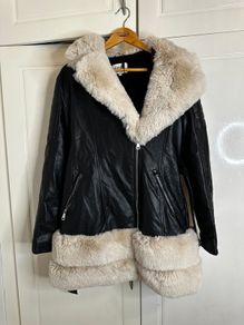 Faux leather jacket