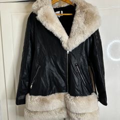 Faux leather jacket