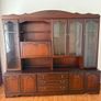 Large Mahogany Display Wall Unit Image 3