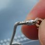 925 Silver necklace with black Tahitian pearl Image 5