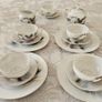 Vintage Japanese Kutani Eggshell Porcelain Tea Set Image 6