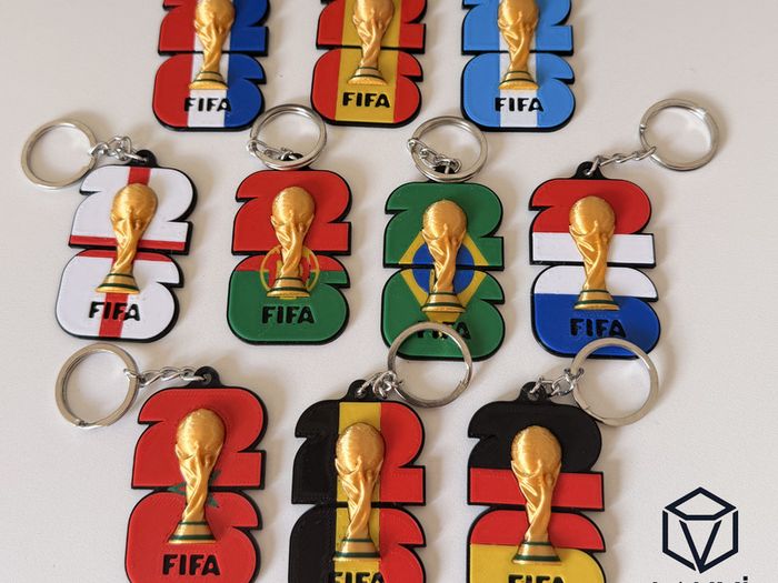 FIFA 2026 Flag Keychain