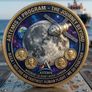 Artemis II Crewed Lunar Mission Splashdown Commemorative Coin Image 2