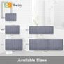 Memory Foam Bath Mat, 60 x 180 cm, Extra Soft Large Bathroom Mat Runner, Super Absorbent Non-Slip Bath Mats for Bathroom Floor Long Machine-Washable Dry Bath Rug Foot Mat, Dark Grey Image 2