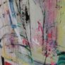 Original Abstract Painting Dublin Cityscape Poolbeg Chimneys And Convention Centre Dublin  Painting Image 10