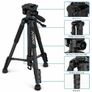 20722 Andoer TTT-663N Travel Camera Tripod 57.5inch Image 3
