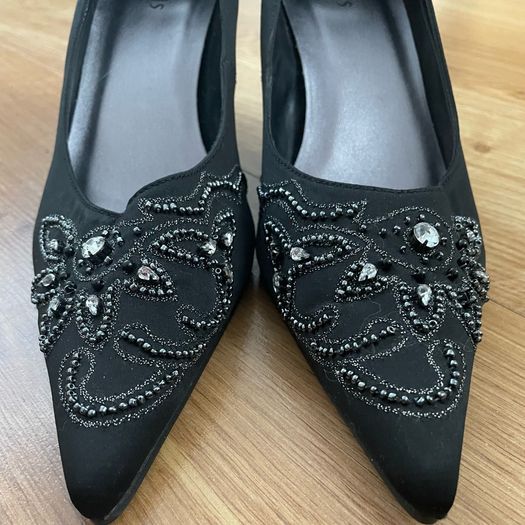black high heels 38/5