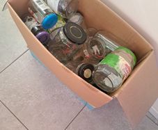 glass jars
