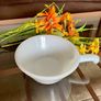 Vintage Mid Century Anchor Hocking Fire King Ovenproof Milk Glass Bowl with Handle 1960 1970s Image 5