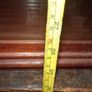 Mahogany glazed mirror back display case cabinet Image 10