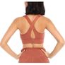 Brand New Women s Sports Bustier Backless Gym Top with Padding Sports Top Crossed Back Adjustable Shoulder Strap bra Image 2
