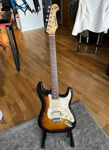 Silverhead Electric Guitar Sunburst
