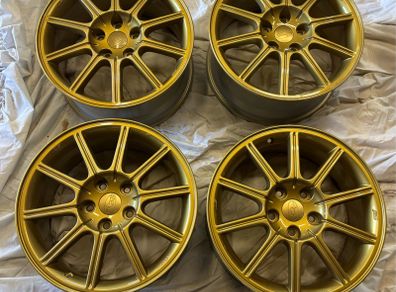 Subaru STI Enkei Wheels