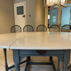Farmhouse table and chairs