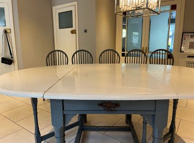 Farmhouse table and chairs
