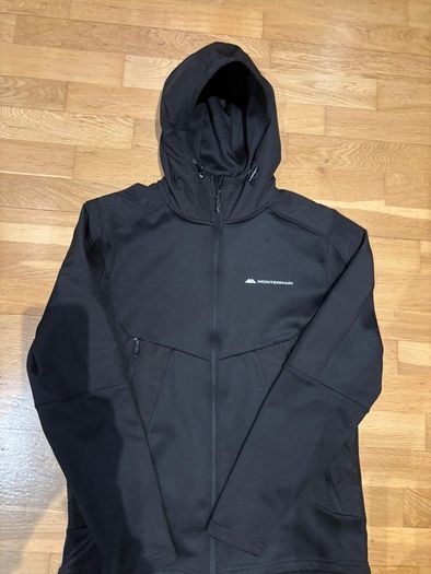 Black Monterain Zip Up Hoodie