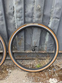 Carbon style 700c rim brake wheels