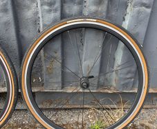 Carbon style 700c rim brake wheels