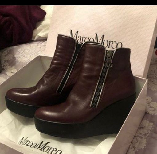 boots worn once wine .
