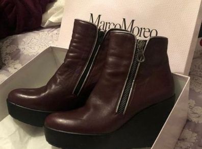 boots worn once wine .