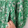 ME+EM Green Floral Fabric Dress Image 6
