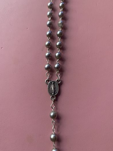 Silver Rosary