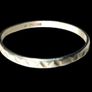 Vintage Hallmarked 9k White Gold Geometric Ring Image 2