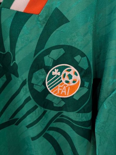 Authentic Score Draw x Ireland FAI 1994 jersey shirt large mens