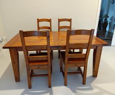 Dining table and chairs