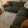 Grey L shaped couch Image 3