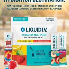 Liquid I.V. Hydration Multiplier 30 Pack Sugar Free  American Import