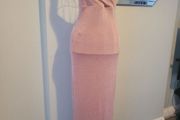 boohoo night halter neck dress
