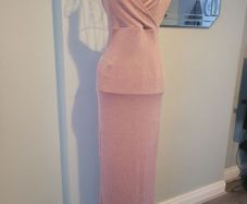 boohoo night halter neck dress