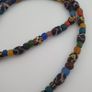 Vintage Venetian Style MultiColor Glass & Old Face Glass Pendant Necklace Image 7