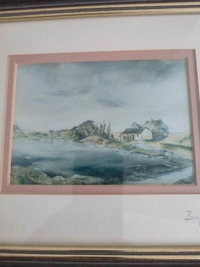 Set Of 4 Framed And Signed Photo Prints By Baryl Suitor Irish Artist.