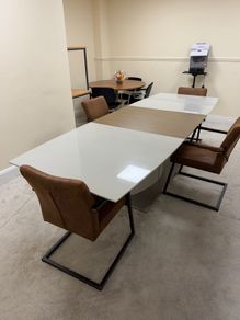 Modern High Gloss Extending Dining Table and 4 Chairs 200cm to 280cm