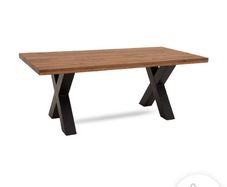 Walnut 6 person dining table