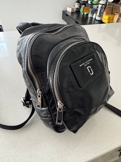 Marc Jacobs Mini Leather Backpack - Black
