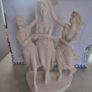 Greek Roman Plaster Sculpture 3 Women Holding Hands  Sculpture Image 6
