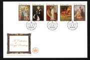 2002 Isle of Man Golden Jubilee Royal Paintings Commemorative Stamp First Day Cover (FDC)