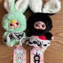 Baby Three Bunny - mint green- bagcharm Image 2