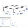 Ikea VARDO Underbed storage box x 2 70x65x18cm Image 5