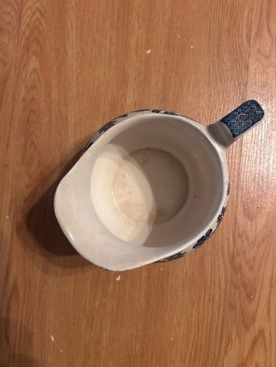 Vintage 1940s Arklow Pottery Blue Willow Creamer / Milk Jug