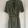 zara summer wrap effect dress Image 2