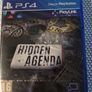 Brand new  Hidden Agenda  PlayStation4 Ps4 Games Original Image 2