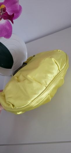 KAREN MILLEN Lime Pouchette with jewelled handle - Rrp 95 (New)