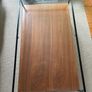 Walnut and glass coffee table Image 4