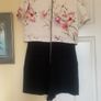 Ted Baker black and floral playsuit  (size 2) Image 4